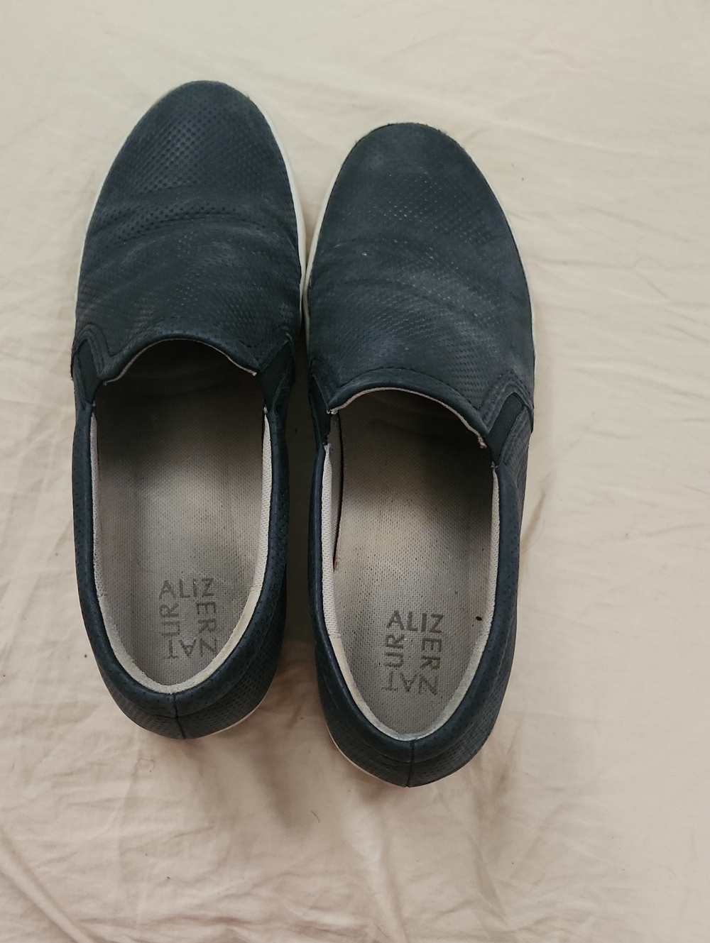 Naturalizer Marianne Slip-On Perforated Loafers in Black